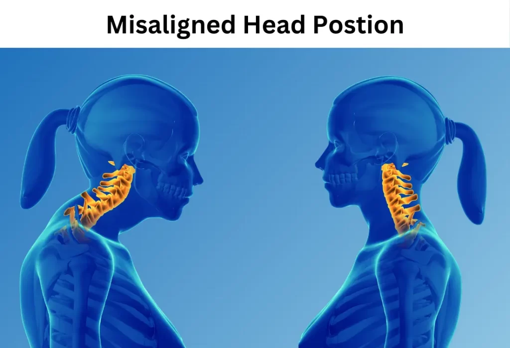 Forward head posture and cervical spine misalignment